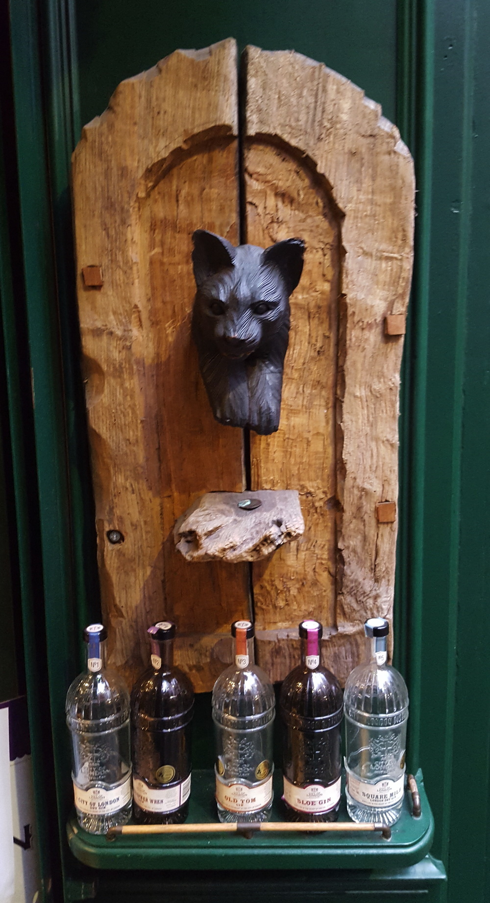 London 2018 1 Gin Cat A cat shrine at the London Gin Distillery